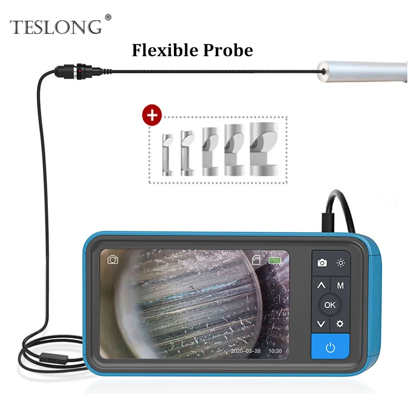 Teslong Rifle Borescope with 4.5'' Screen, 0.2inch Caliber for All Barrel Inspection, Gun Barrel