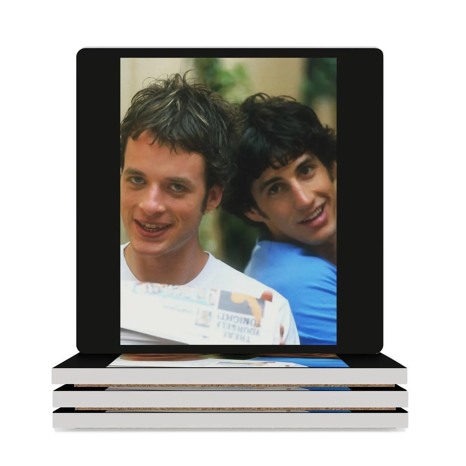 

Hamish And Andy Ceramic Coasters (Square) ceramic set eat table holder ceramic stand Coasters