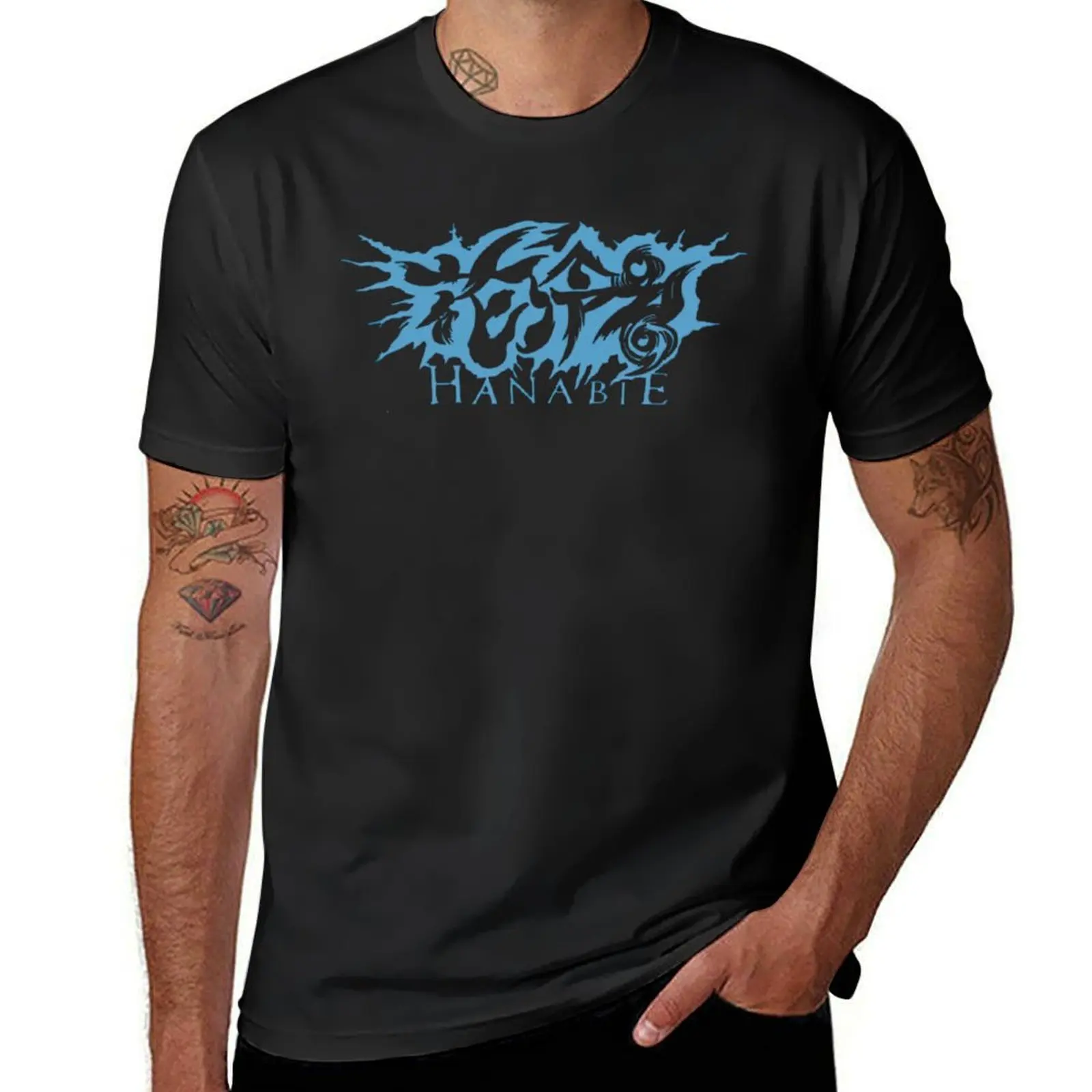 

Hanabie T-Shirt blacks customizeds cute clothes sweat shirts, men