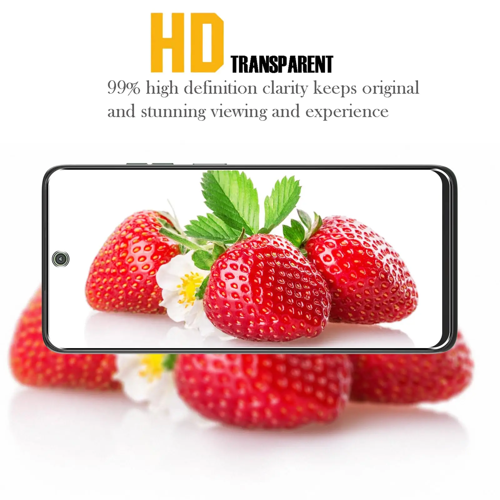 Premium Tempered Glass Screen Protector - 9H Hardness, HD Clear Transparency