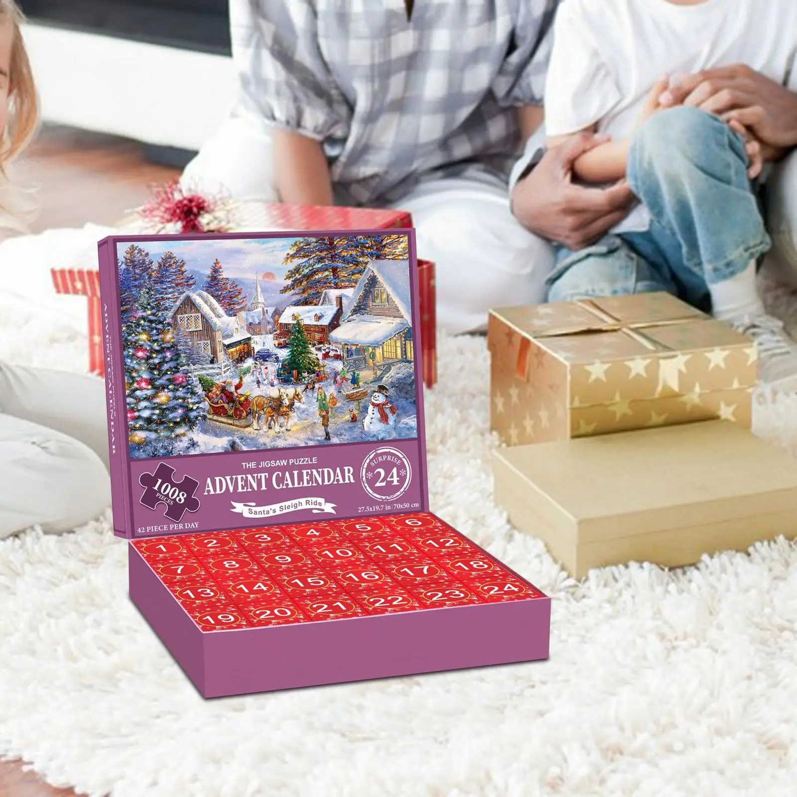 

Christmas Jigsaw Puzzle Holiday Jigsaw Puzzle Set for Thankgiving for Teens