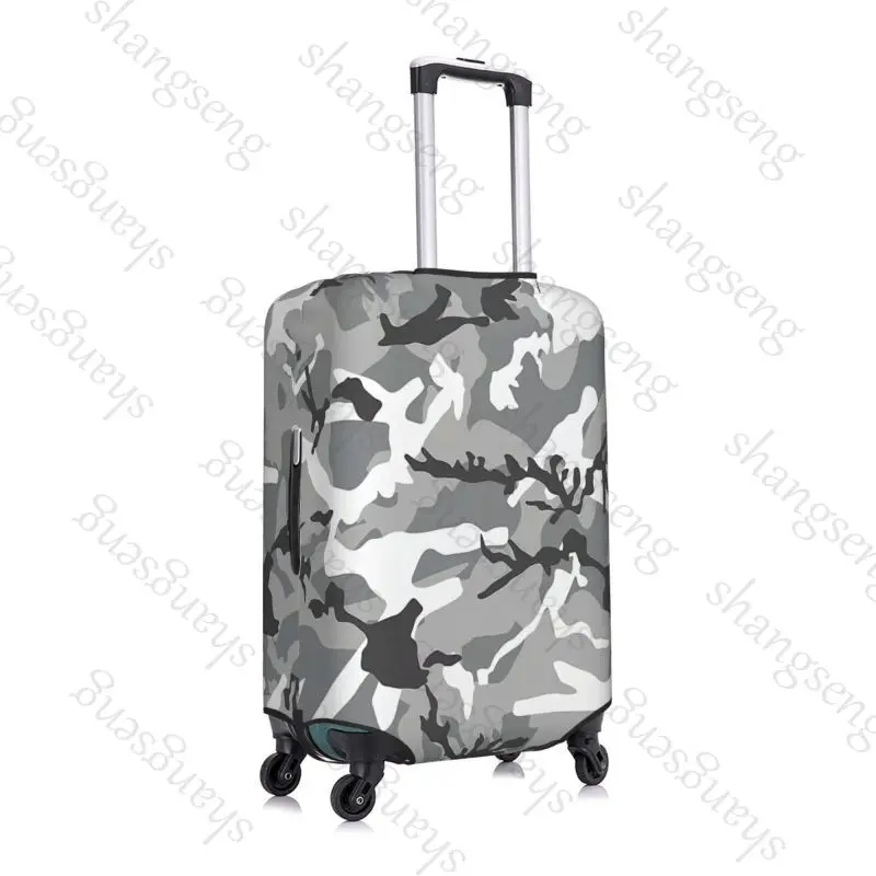 camouflage Thick Elastic Luggage Protective Cover Zipper Suit For 18-32in Bag Suitcase Covers Trolley Cover Travel 2