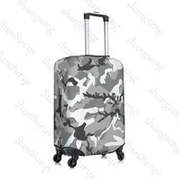 camouflage Thick Elastic Luggage Protective Cover Zipper Suit For 18-32in Bag Suitcase Covers Trolley Cover Travel 2