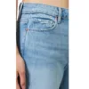 24 Spring/Summer New Light Blue High Waist Wide Leg Denim Pants for Women 4