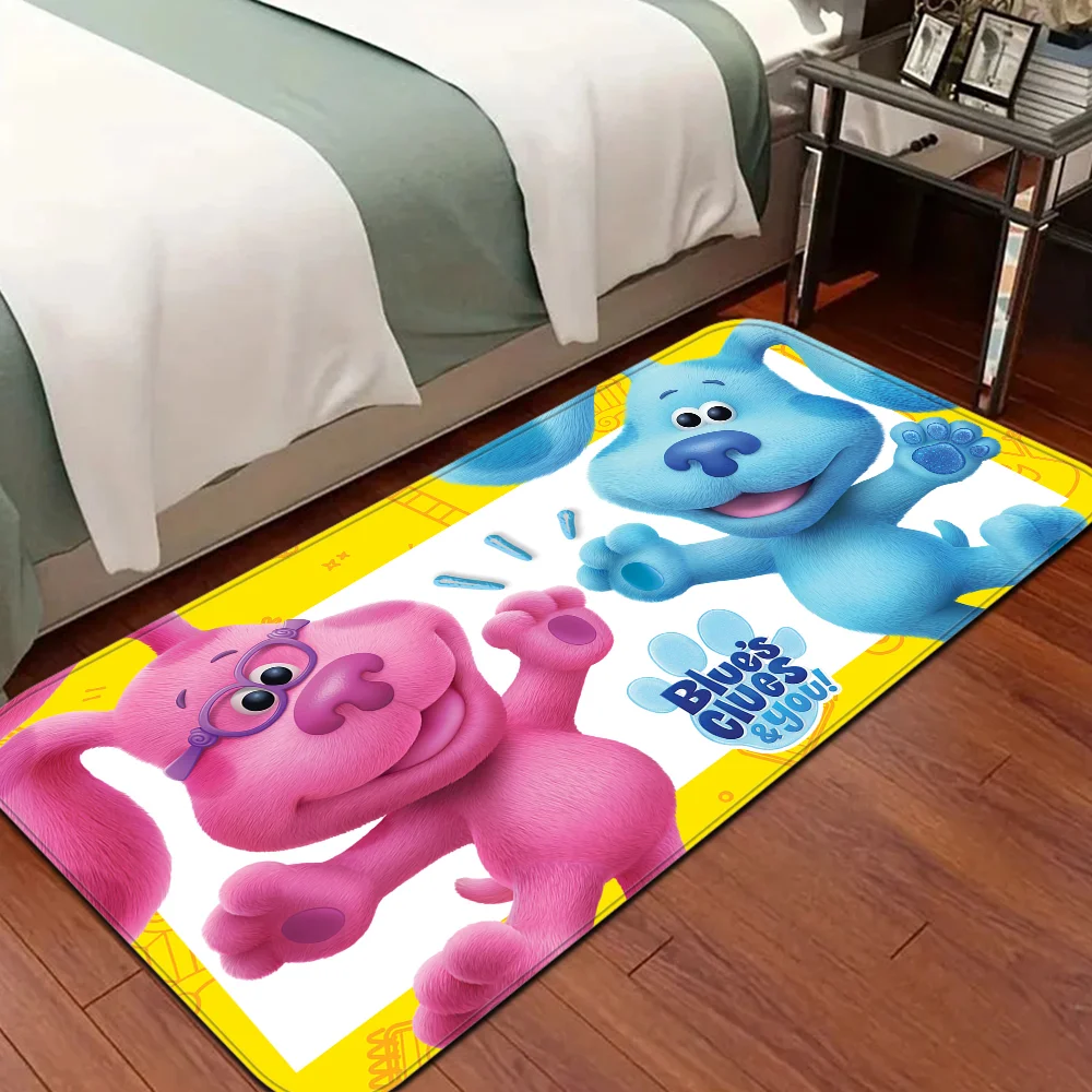 Blue Clues Entrance Door Mat Washable Non-Slip Living Room Sofa Chairs Area Mat Kitchen Welcome Doormat 3
