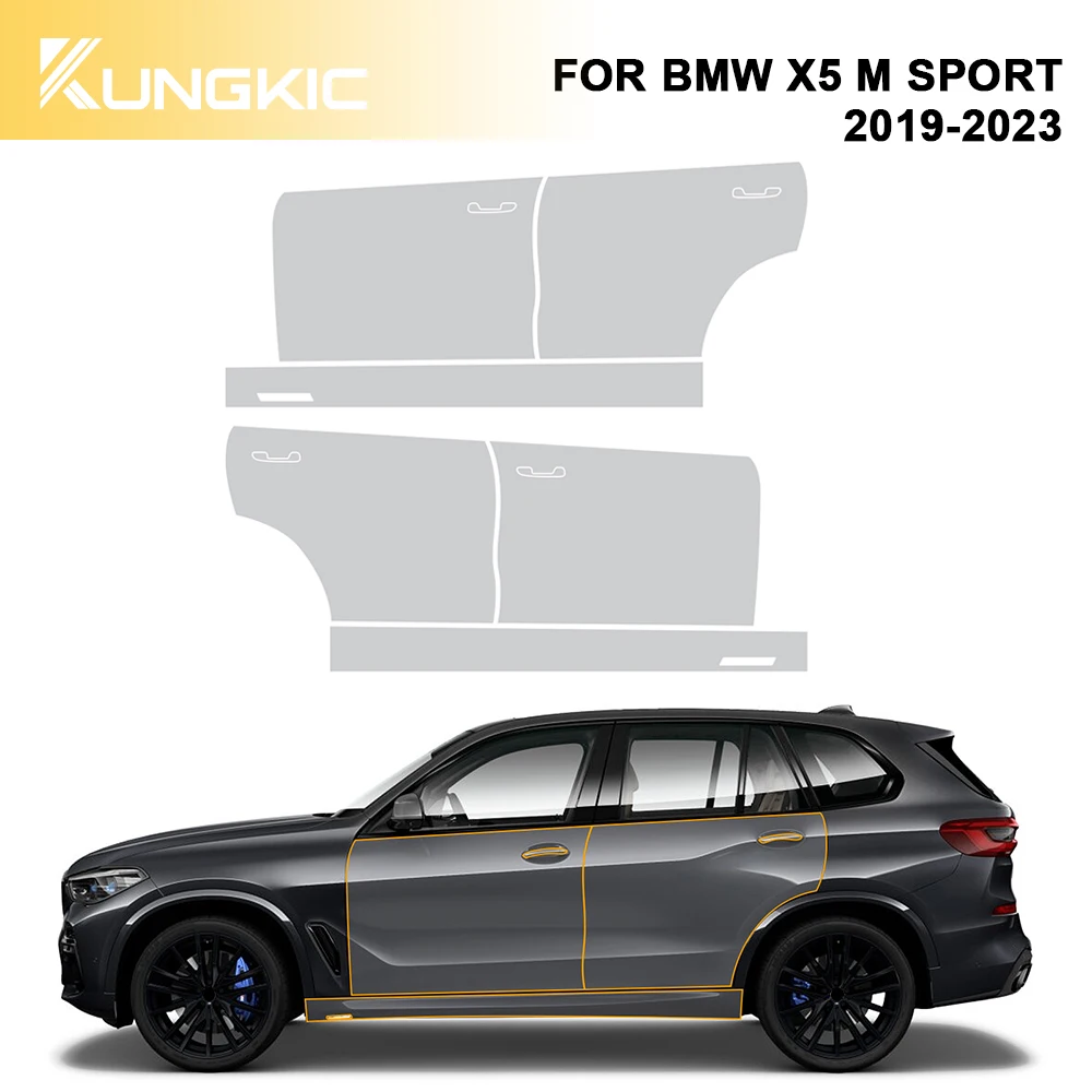 

Оригинальная Противоударная защитная полоса для BMW X5 M SPORT 2019-2023, ТПУ, автомобильная дверь, брызговик, наклейка на кузов автомобиля, отделка, украшение