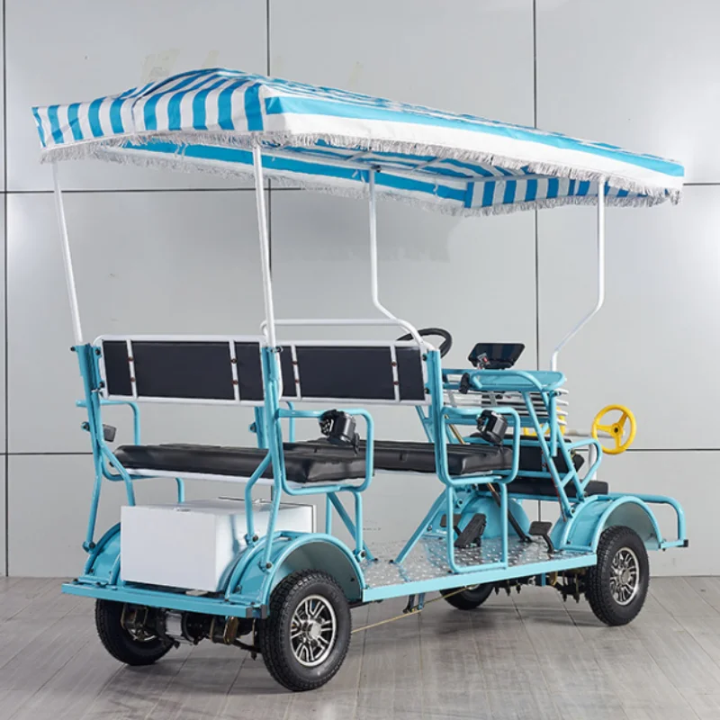 Wheel Bike Family Fun Touring Pedal Person Surrey Bike