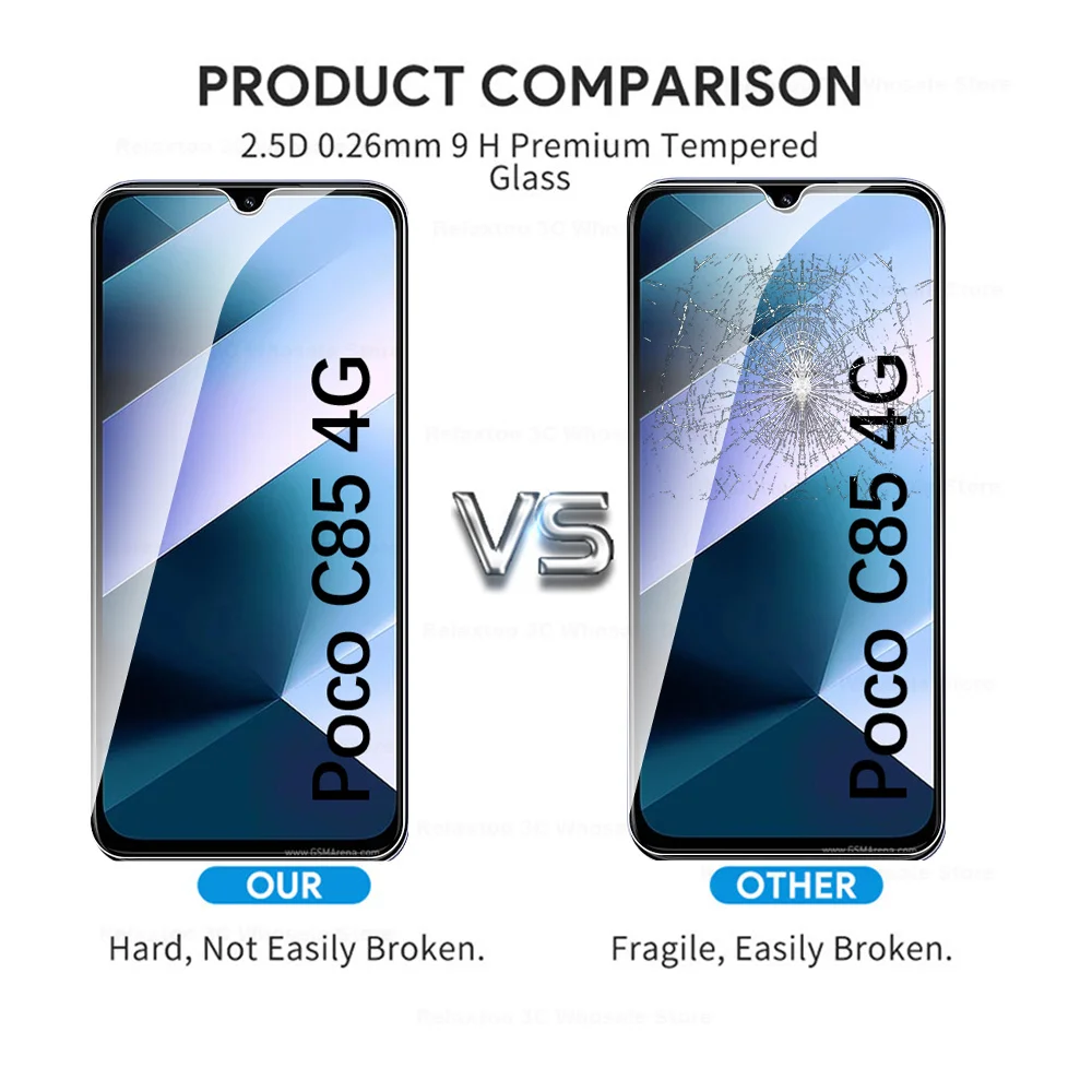 Ultra Clear Shatterproof Screen Protector – Premium Tempered Glass Protective Film Cover