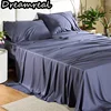 Dreamreal Cooling Bed Sheet Set 100% Bamboo Bedding Sheets Hotel Luxury Fitted & Flat Sheet Pillowcase Silky Soft Breathable 1