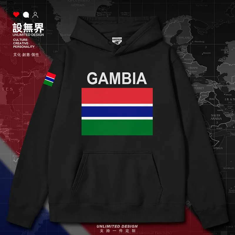 

Gambia country of Gambia mens hoodies men Sportswear hoodie white tracksuit streetwear clothing fashion autumn winter clothes