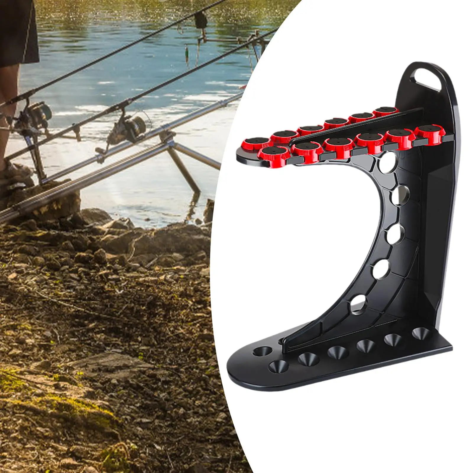 Fishing Rod Storage Rack Vertical Fishing Pole Display Rack Shop Indoor Sturdy Easy Installation Cabin Household Rod Rack Stand Fishing Rod Storage Rack Vertical Fishing Pole Display Rack Shop Indoor Sturdy Easy Installation Cabin Household Rod Rack Stand