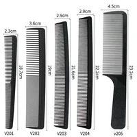 5 Pieces Barber Hairdressing Anti-static and heat-resistant hairdressing Tool comb Portable Styling for Men Wo men Accessories 2