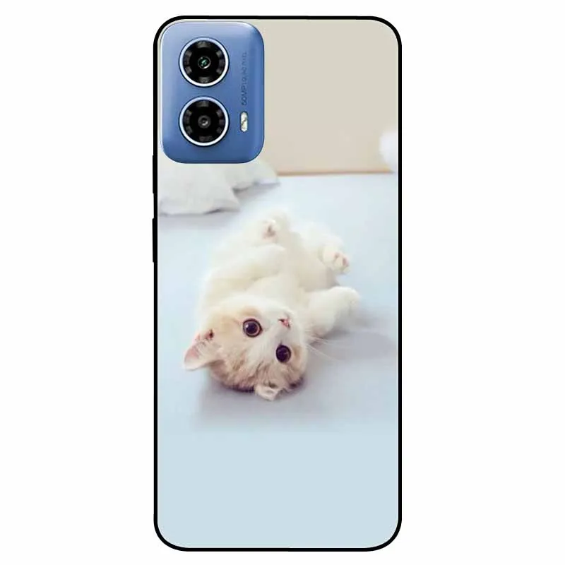 Soft Silicone Fashion Animals TPU Bumper Luxury Phone Case with Painted Design
