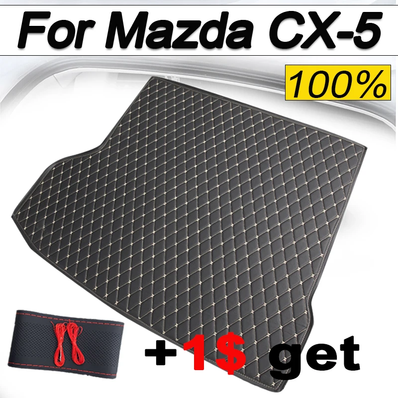 

Кожаный задний коврик для Mazda CX-5 CX5 CX 5 KF 2017 2018 2019 2020 2021