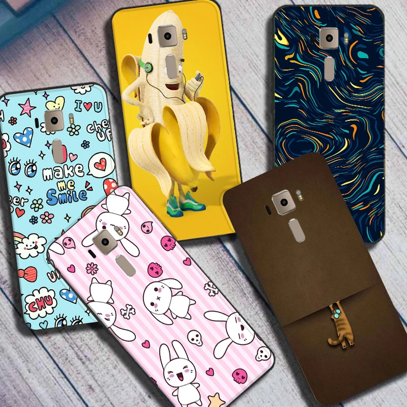 For ASUS ZenFone 3 ZE520KL Case Painted Soft TPU Silicone Back Cover  Zenfone3 ZE 520KL Cases Bumpers Fashion Cute| | - AliExpress