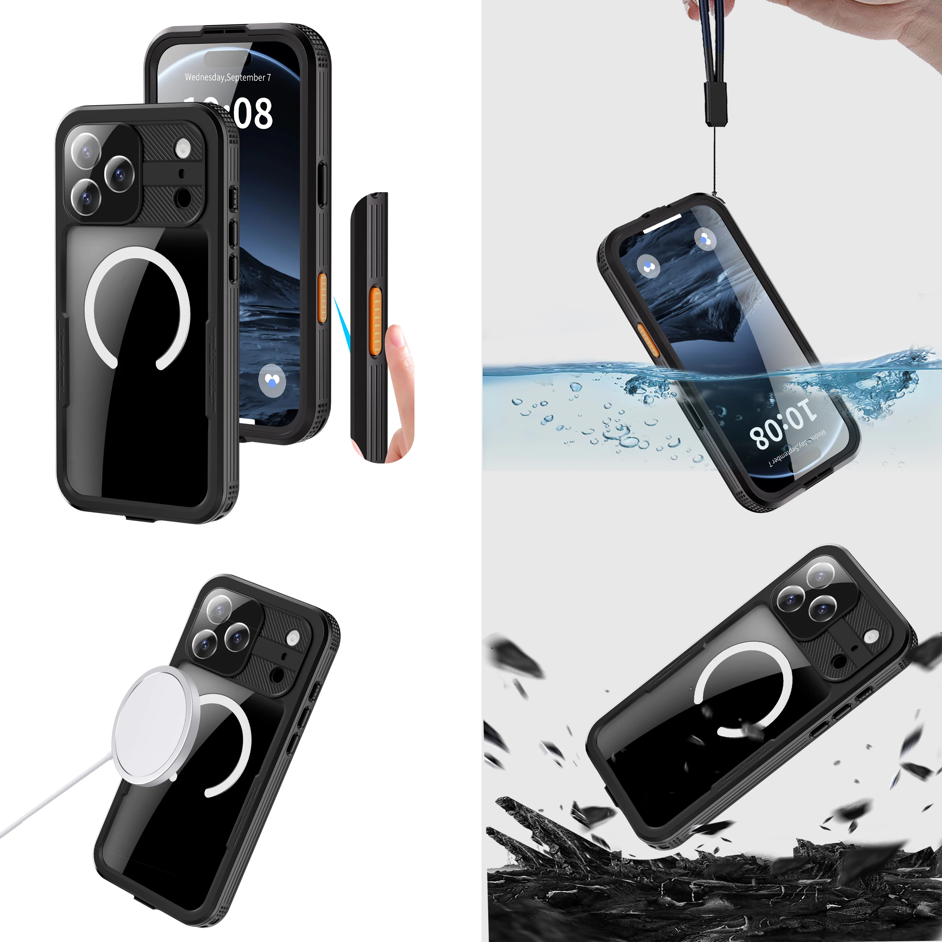 Shellbox Magnetic Shockproof Dustproof Waterproof Phone Case - Durable Protective Cover