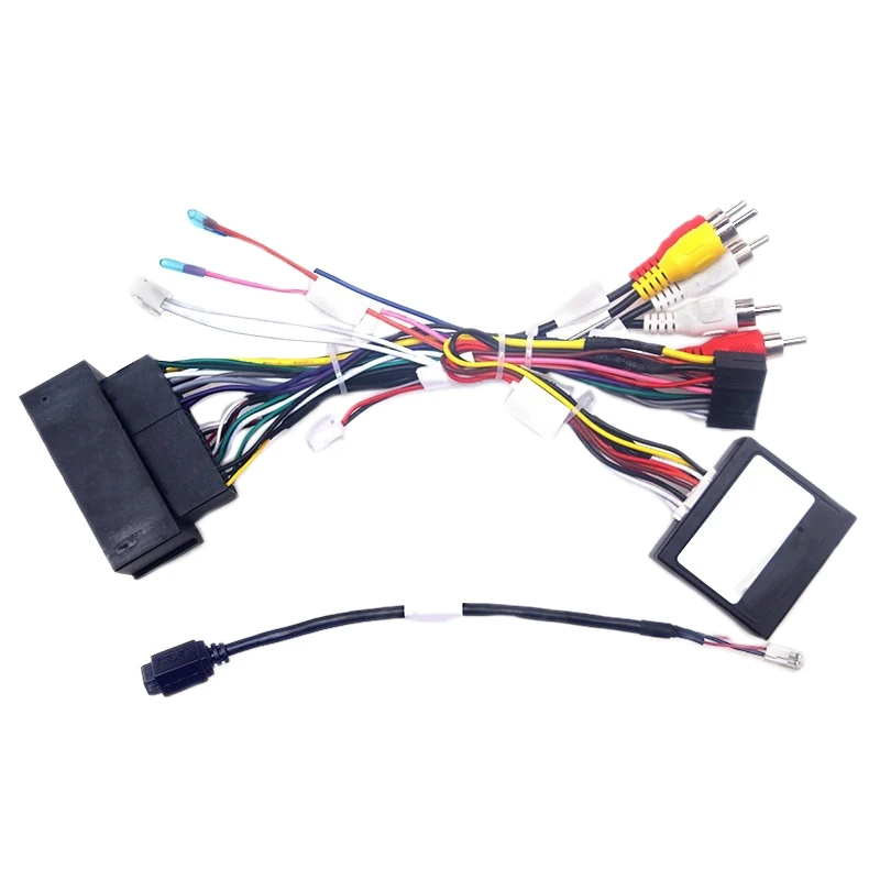 

Car 16PIN Audio Power Cord Radio Wiring Harness Cable Adapter with Canbus Box for Jeep Cherokee Compass