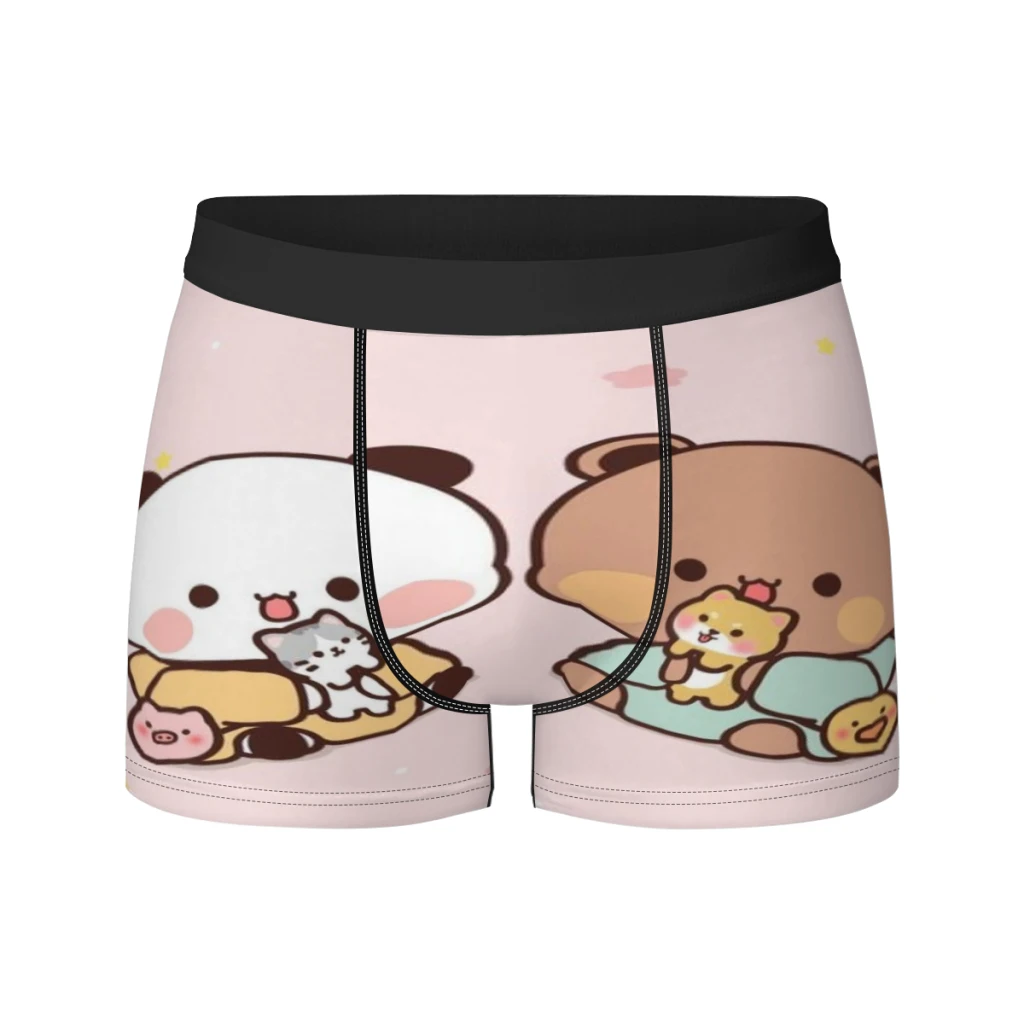 thumbnail image 1 of Calzoncillos tipo bóxer para hombre, ropa interior transpirable con diseño de oso panda, estilo Bubu Dudu, 1 of 5