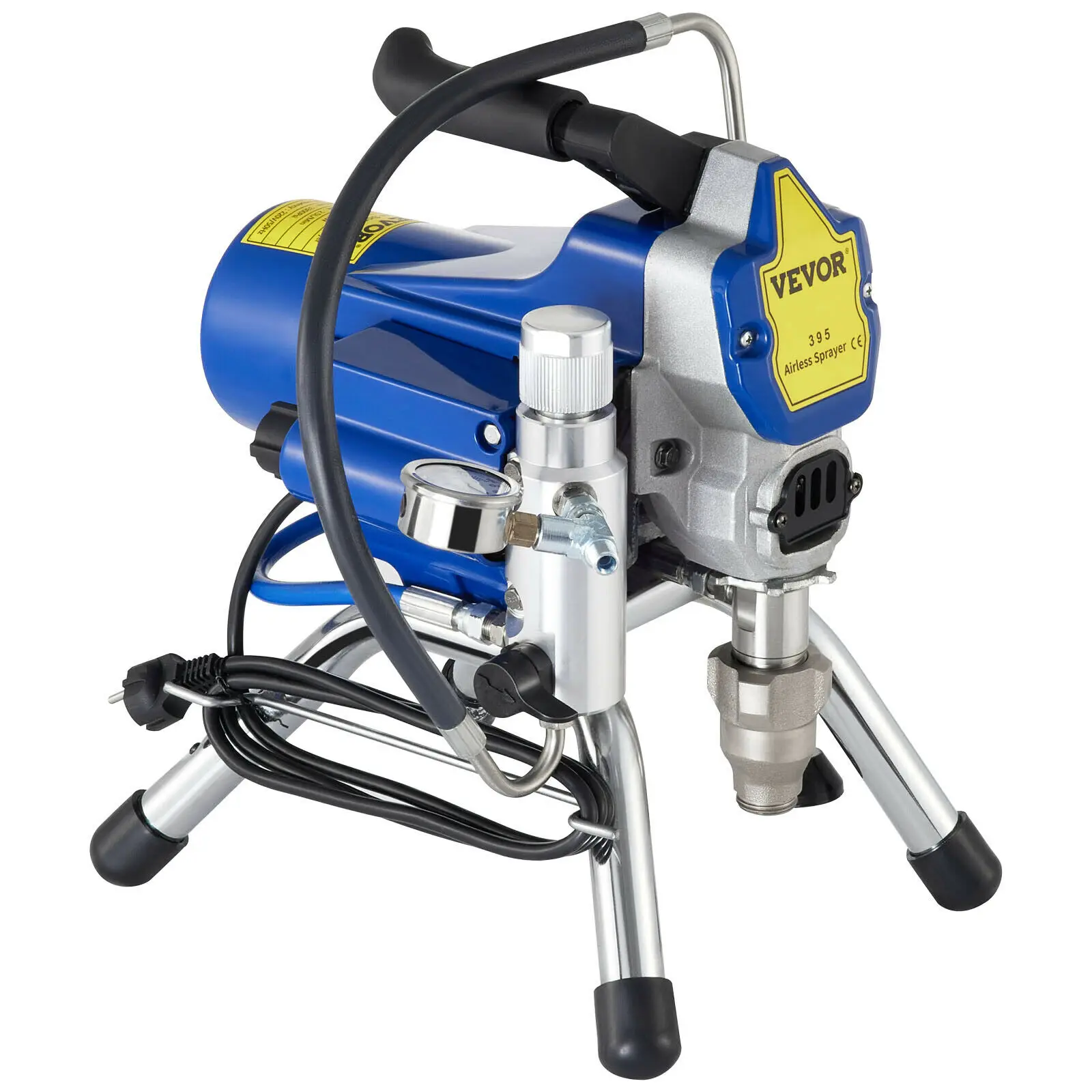 VEVOR Airless Wall Paint Sprayer 2200W Electric Sprayer Gun Kit, 22Mpa