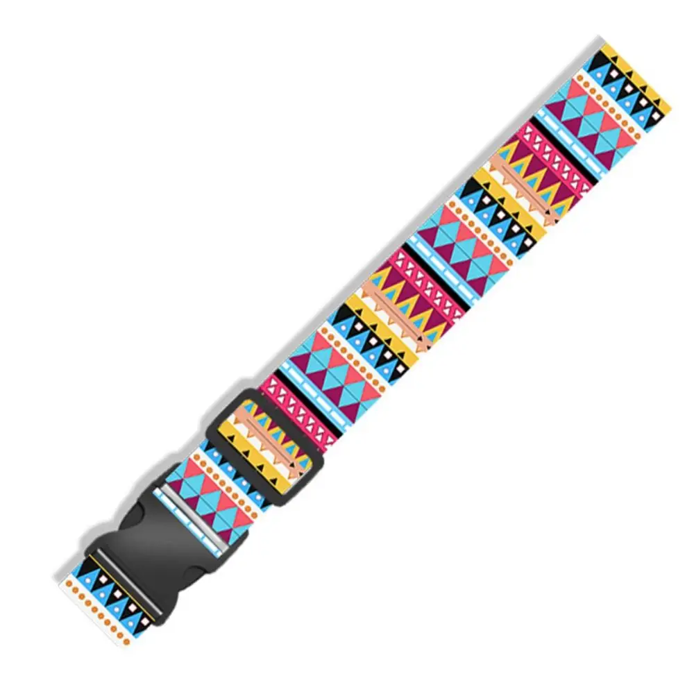 Sangle De Bagage Réglable Avec étiquettes - Élastique 120 Cm, 2 Panneaux Blancs, Pour Voyage Et Organisation