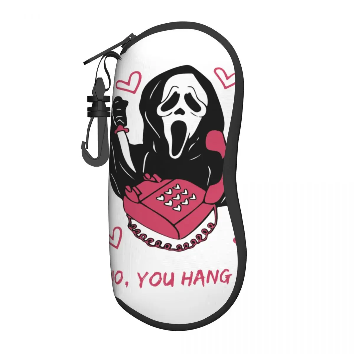 

Ghost No You Hang Up Funny Halloween Shell Eyeglasses Case Cool Scream Sidney Prescott Film Glasses Case Sunglasses Box Pouch