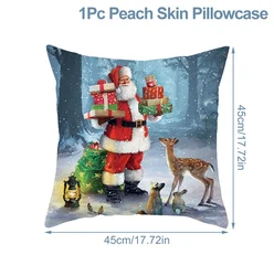 Festive Santa Cushion Cover | Decorative Throw Pillow Case | Christmas 2023 Home Decor (17)