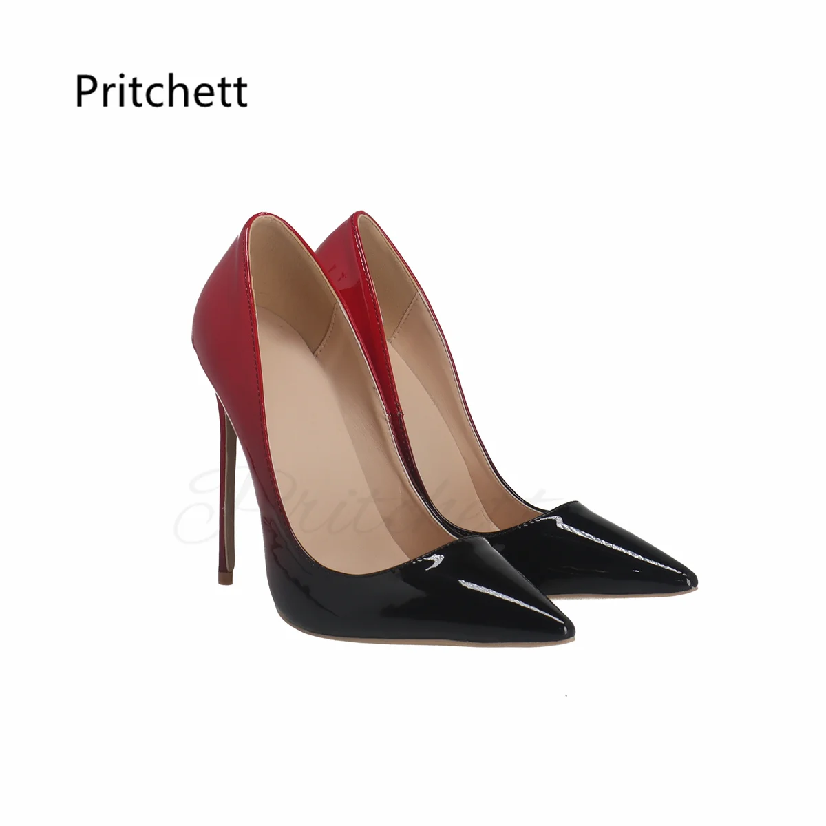 Women-Pointed-Toe-Leather-Shoes-Stiletto-Heel-Pumps-Classical-Style ...