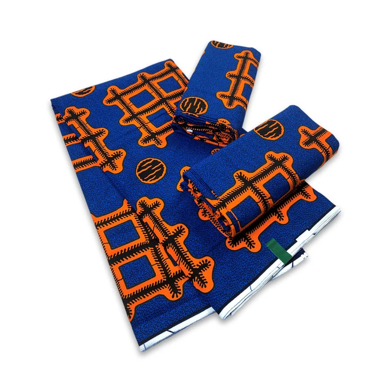Wax Print Fabric Latest African Wax Prints Fabric Guaranteed Veritable Real Wax Ankara 6Yards African 100% Cotton Fabric For Party Dress