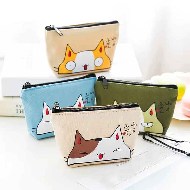 PU Leather Girls Wallet Cute Cartoon Zipper Card Holder Mini Clutch Wallet  Key Chain Coin Purse Kids Gifts Stationary - AliExpress