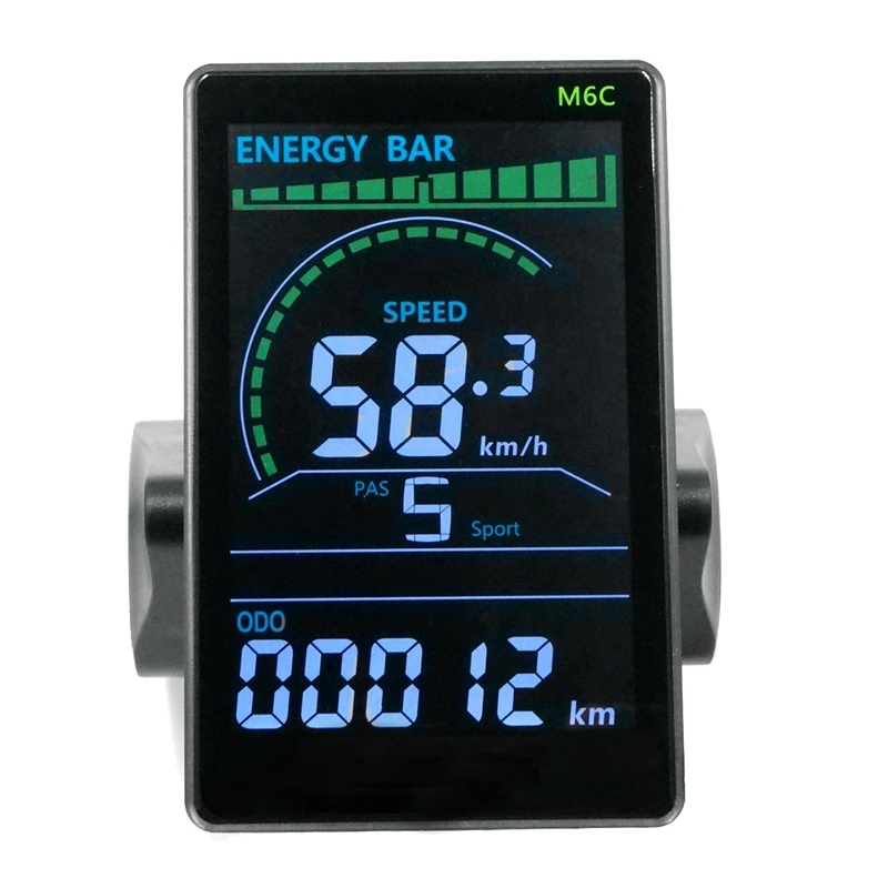 

ЖК-дисплей ABS M6C 24 в 36 в 48 в 60 в для скутера, ЖК-панель, цветной экран с USB для горного электрического велосипеда