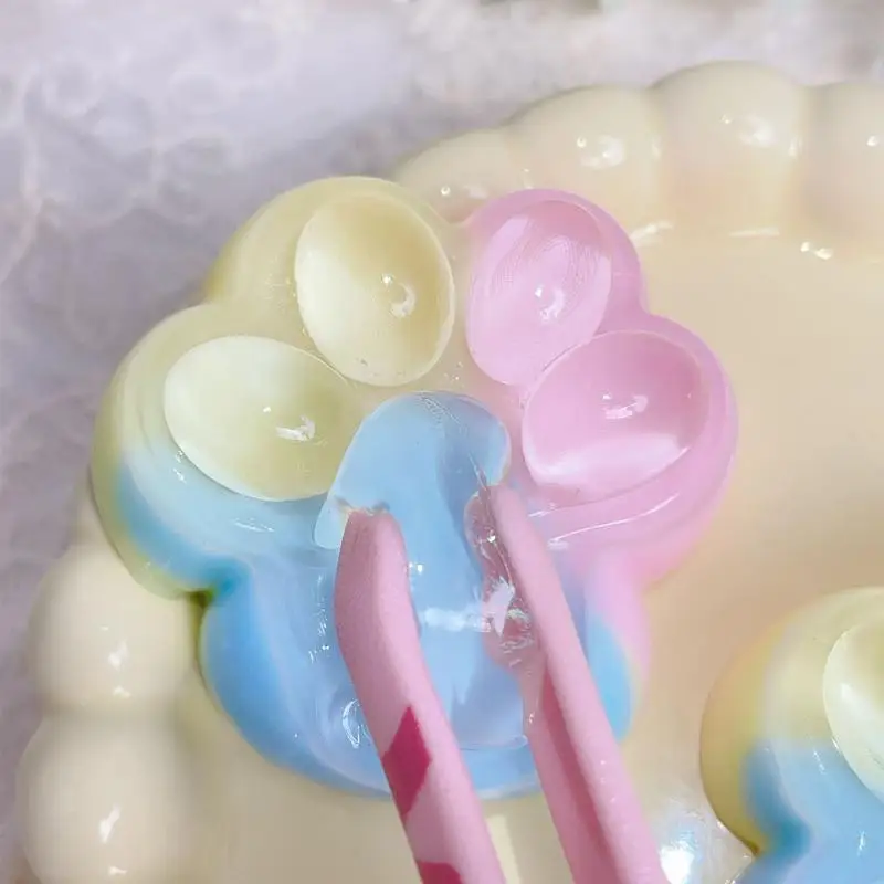 Cat Paw Squeeze Toys Three-Color Rainbow Squeeze Toy Funny Relax Ball Sensory Squeeze Ball Toys Sensory Fidget Toys for Kids