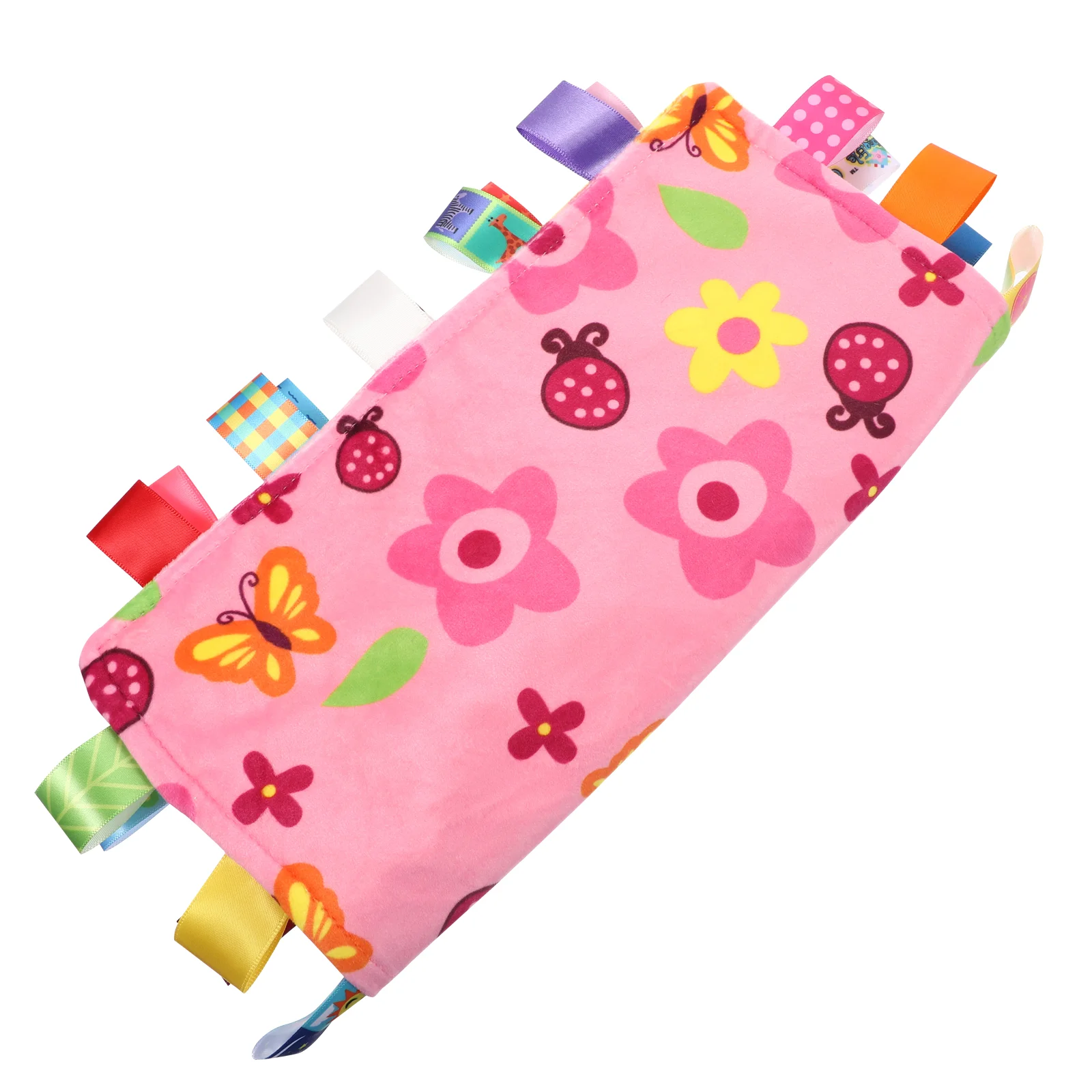 

Soothing Towel Plush Blanket Cartoon Baby Tags Taggy Soft Security Comforter