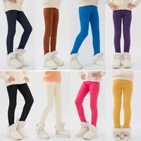 SheeCute pantalons chauds d'hiver pour filles, Leggings doublés en polaire pour enfants de 3 à 11 ans, SCW7101 2