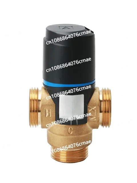 Thermostatic Mixing Valve, Solar Electric Water Heater Thermostatic Valve Floor Heating Mixing Valve Temperature Control Valve 1
