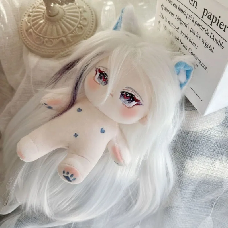 

20CM Genshin Impact Fontaine Neuvillette Plush Doll Focalors Adorable Changing Dolls Cosplay Accessory For Kids Christmas Gifts