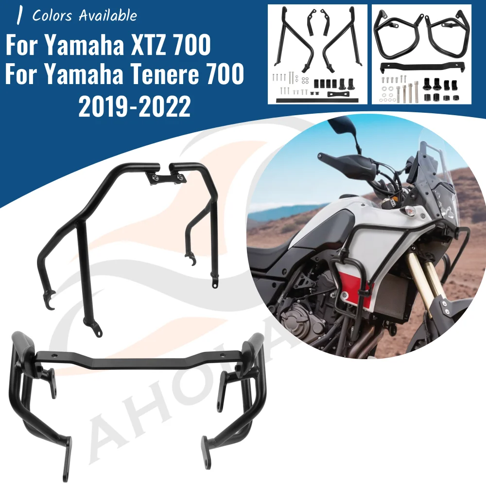 Per Yamaha Tenere 700 Xtz700 Xtz 700 2019 2020 2021 2022 Protezione Motore Crash Bar Paraurti Protezione Telaio Caduta Prevenire Accessori
