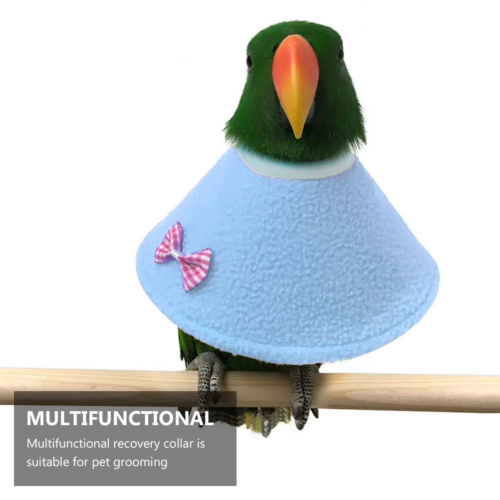 2pcs Adjustable Pet Recovery Collar Anti Licking Bite Proof Neck Guard For Parrot Elizabethan Collar Bird Supplies Pet Products