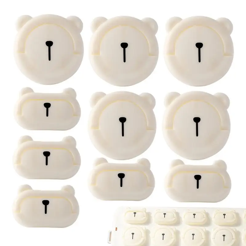 Child Safety Electrical Outlet Covers 10PCS Electric Shock Guard Heat Resistant Electric Shock Guard Kids Proofing Socket
