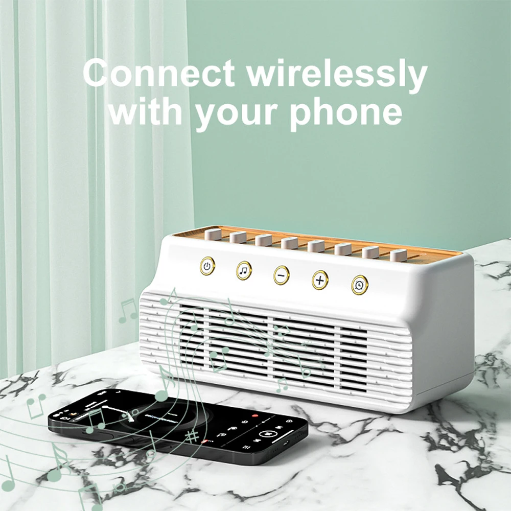 Портативный Bluetooth-динамик для сна, шумоподавляющий, имитирующий естественный белый шум