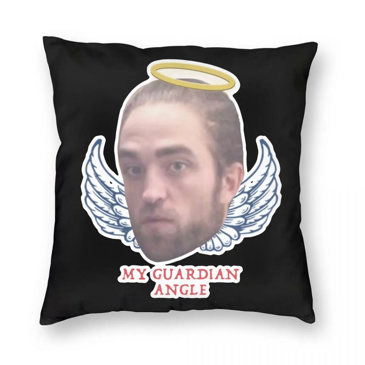 

Robert Pattinson Is My Guardian Angel Pillowcase Printed Polyester Cushion Cover Decorative Pillow Case Cover Home 18''