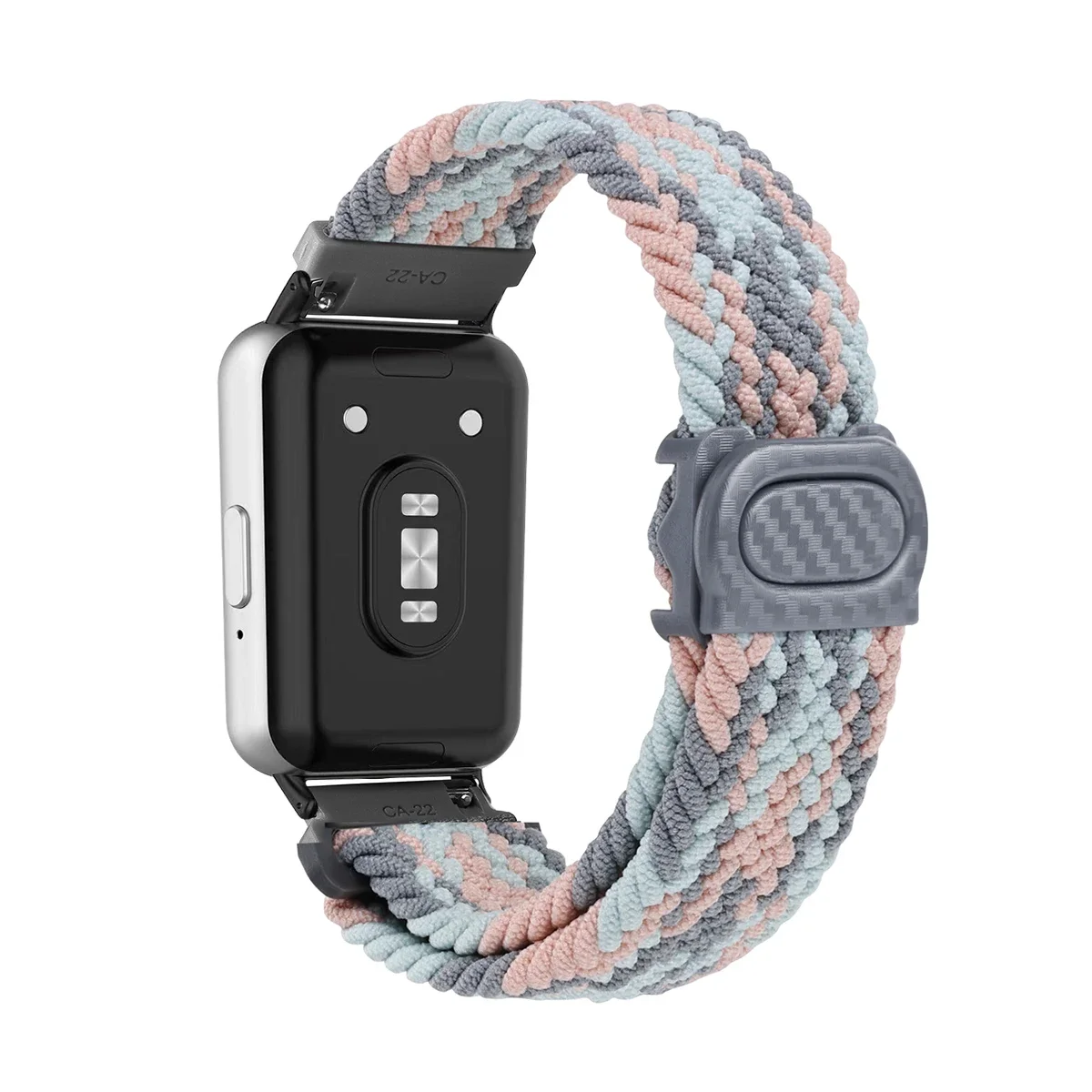 Braided Nylon Adjustable Smartwatch Wristband Bracelet - Universal Fit, Enhanced Comfort and Durability