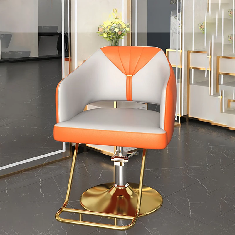 

Barbershop Swivel Barber Chairs Hairdressing Recliner Stool Haircut Barber Chairs Hair Salon Chaise Coiffeuse Furniture QF50BC