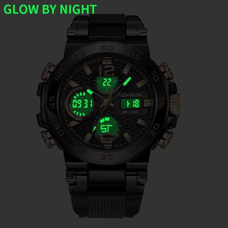 LIGE 2023 NEW Men Watches Quartz Top Brand Luxury Digital Male Clock Military Sport Original Genuine Silicone Classic Wristwatch