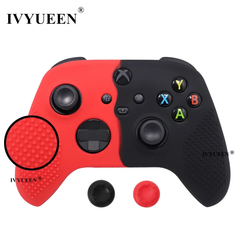Colorful Protective Silicone Controller Skin with ThumbStick Grip Caps