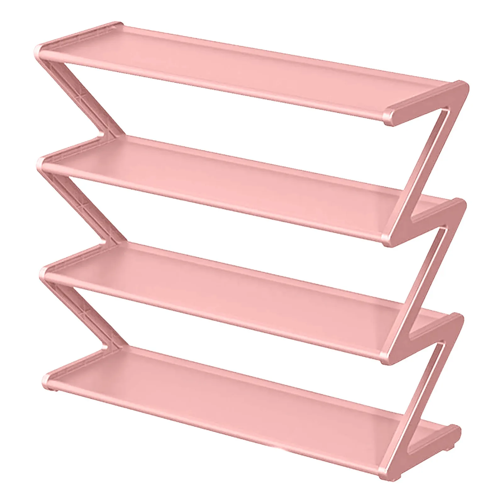 Shoe Rack Organizer 4 Tier Stainless Steel Shoe Cabinet