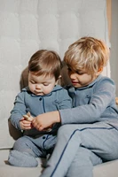 Collection de pyjamas rayés en coton SS26 pour toute la famille, ensembles de pyjamas pour enfants, combinaisons de nuit pour enfants 3