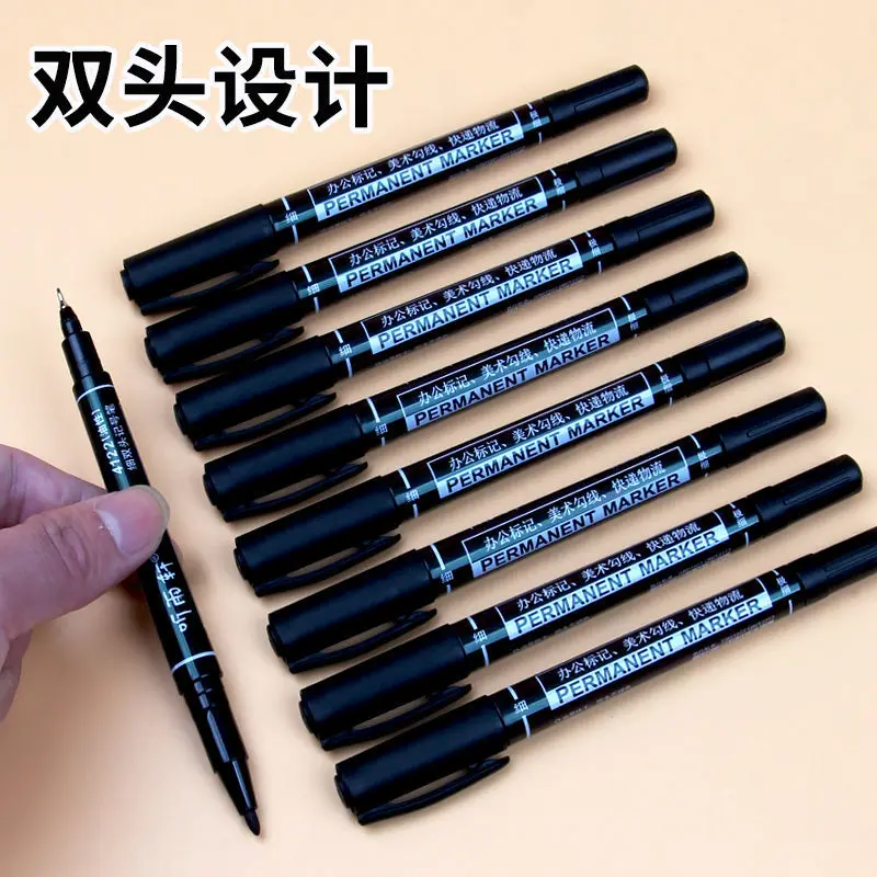 3/6pc White Marker Pen Oily Waterproof Plastic Gel Pen For Writing Drawing  White Diy Album Graffiti Pens Stationery For Notebook