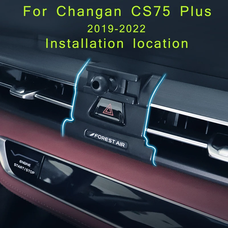 Mobile Phone Holder Phone Holder GPS Holder Car Phone Holder For Changan CS35 CS75 Plus Rotatable