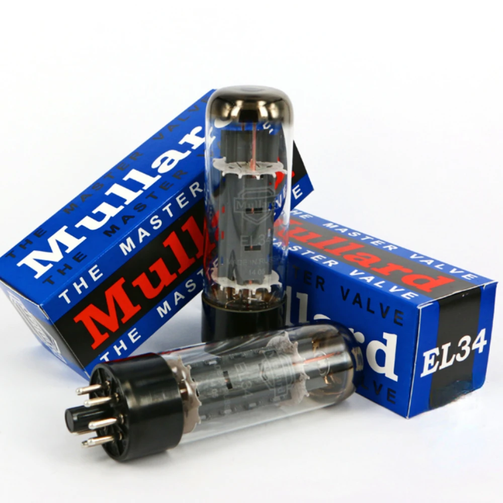 Mullard EL34 Vacuum Tube HIFI Audio Valve Replaces 6CA7 KT77 KT90 5881 6P3P KT66 Tube Amplifier Kit Diy Matched Quad 4