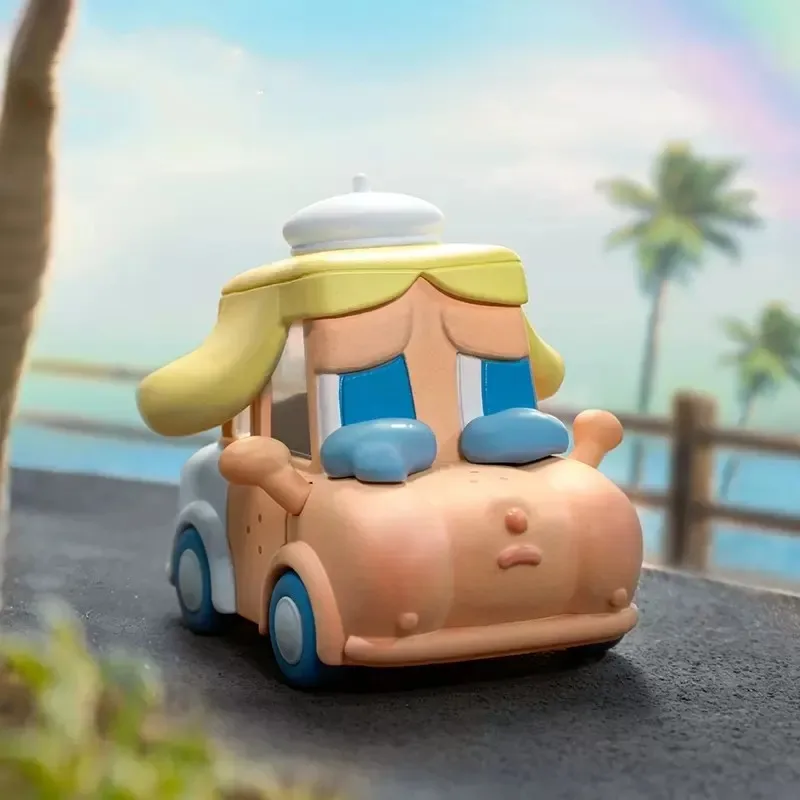 Фото POP MART POPCAR счастливые выходные серии глухая коробка гадкая сумка загадочная коробка игрушки куклы аниме фигурки настольные украшения Подарочная коллекция №4